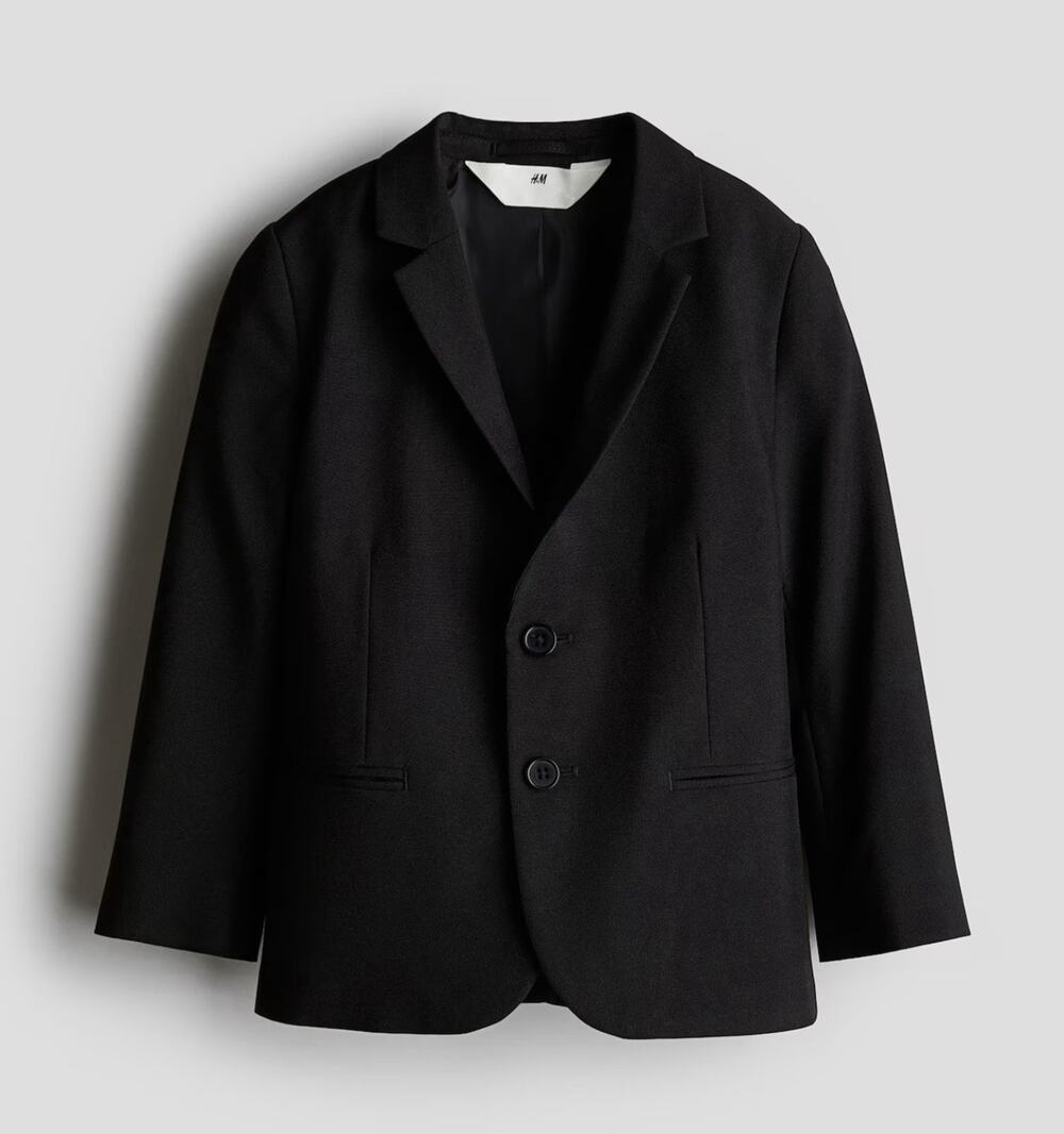 H&M Boys Black Suit Blazer Jacket New with tags size 8-9